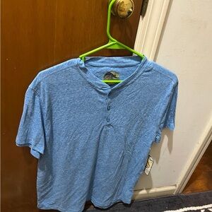 Men’s C&C California Blue Cotton Shirt